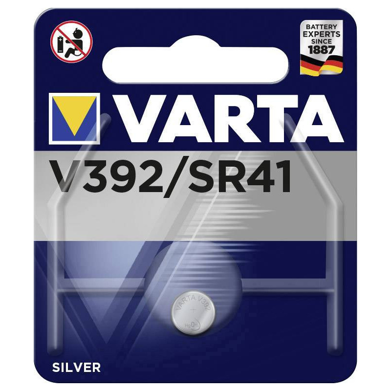 Батарейка SR41/ V392 VARTA...