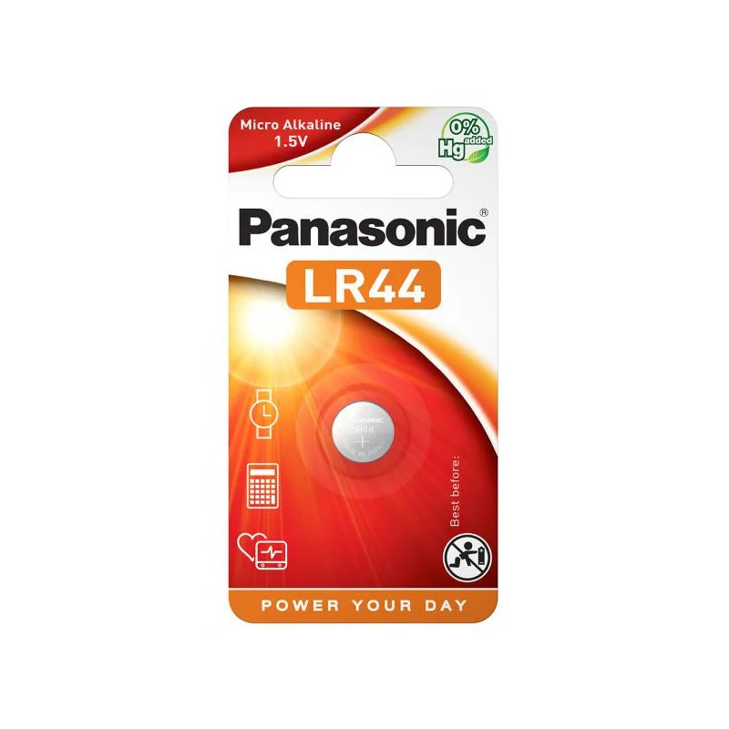 Patarei LR44/ V13GA/ A76 Panasonic Micro Alkaline 1,5V
