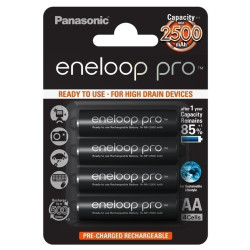 Батарейки Panasonic eneloop pro (4шт), 930mAh