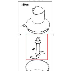 Нож измельчителя для блендера Braun, AS00004184, BR67050146