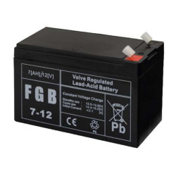 UPS aku, 12V, 7Ah, FGB7-12 EMU