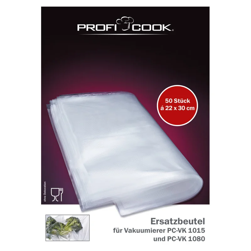 Вакуумные мешки Proficook PCVK1015EBS, 50 шт