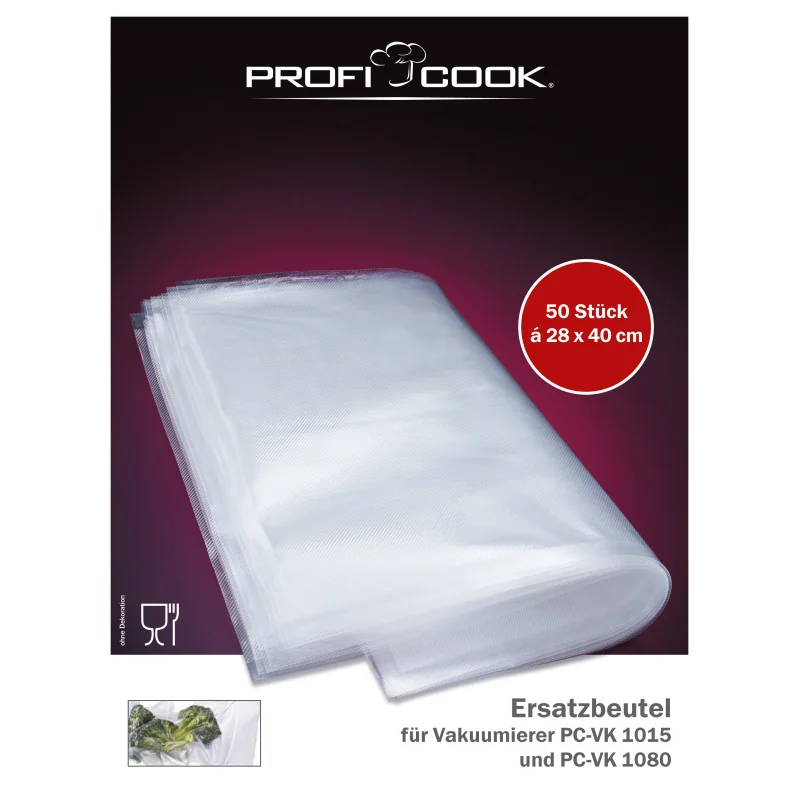Вакуумные мешки Proficook PCVK1015EBL, 50 шт