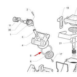 Philips kohvimasina kohvipressi tihend, 996530059406