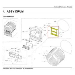 Samsung kuivati ebemefilter DC61-03902A