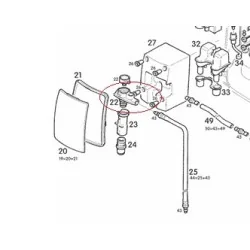 Корпус автокапучинатора для кофемашин Nivona, 0080972